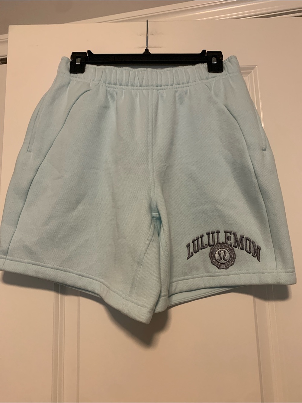 lululemon athletica Mint Breeze Scuba Shorts w/grey logo. Size XS, NWT